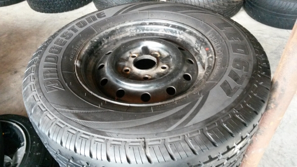 กระทะ5รู พร้อมยาง