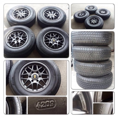 ขายล้อแม็กซ์มือ2 BBS ขอบ16 6รู139 + ยาง ราคา 9,900 บาทถูก