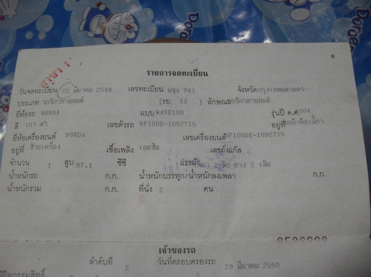 wave100 เครื่องดี ทะเบียนไม่ขาด wave100 เครื่องดี ทะเบียนไม่ขาด