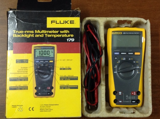 ขายมิเตอร์ FLUKE 179 ของตัวเอง เก่าเก็บซื้อมาไม่เคยใช้งาน (ลดราคาพิเศษสุด) สภาพเหมือนได้เครื่องใหม่