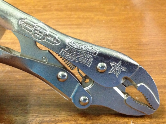 ขายคีมล็อค Petersen Vise Grip Limited Edition ครบรอบ 75 ปี เป็นของสะสม