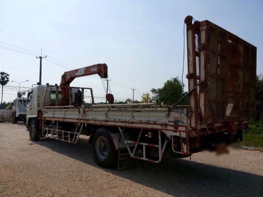 ขายรถบรรทุกติดเครน Hino Mega S500 เครื่อง JO8C - 220 แรง ทะเบียนพร้อม