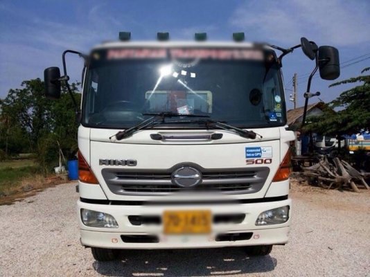 ขายรถบรรทุกติดเครน Hino Mega S500 เครื่อง JO8C - 220 แรง ทะเบียนพร้อม