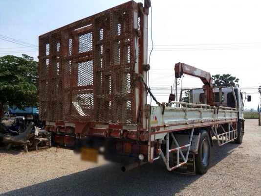 ขายรถบรรทุกติดเครน Hino Mega S500 เครื่อง JO8C - 220 แรง ทะเบียนพร้อม