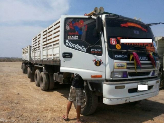 ขายด่วน Isuzu Deca 270 hp.ปี 51 maxload Euro2 แม่ลูกสวยๆ