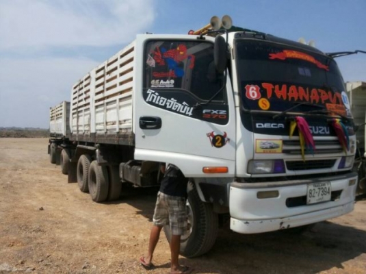 ขายด่วน Isuzu Deca 270 hp.ปี 51 maxload Euro2 แม่ลูกสวยๆ