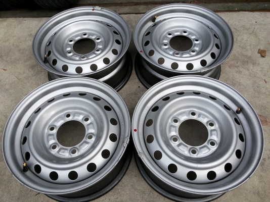 ล้อกะทะ กระบะ 6 รู ขอบ 15 ล้อกะทะ กระบะ 6 รู ขอบ 15