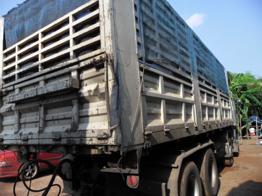 ขายรถบรรทุก HINO 380 EURO 3 ซีลี 500 ปี 53 ดั้มแม่ลูกแม่ 12 ล้อจากโรงงานกระบะ PANUS แม่ลูกยาว 7.5 เมตรทั้งแม่ลูกทะเบียนพร้อมรถมือเดียวสวยเดิมๆ