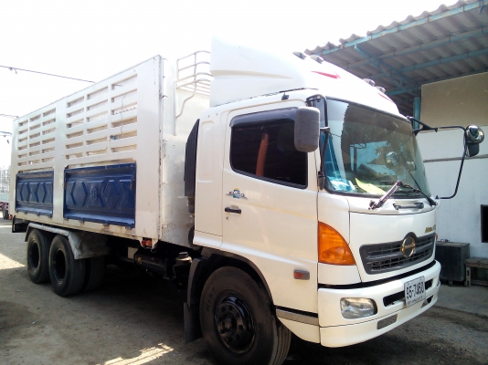 10 ล้อ 1 เพลา  *Euro.2*  HINO  MEGA  FL1J  220 แรงม้า  * รถสวยเดิม *รถห้างแท้* เอกสารพร้อมโอน