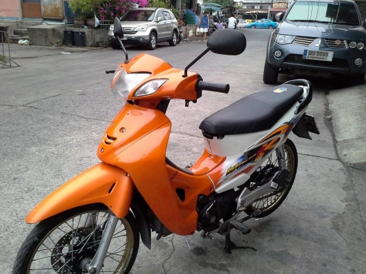 Wave 125 r ปี 48 ส้ม ขาว รถสวย ชุดสีสด เครื่องเดิมแน่นๆ ท้าพิสูจน์ ลองขับได้ทุกวัน