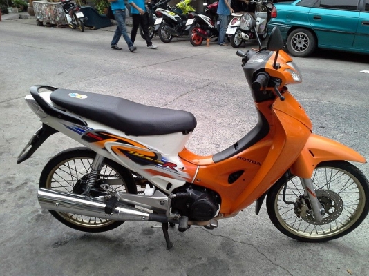 Wave 125 r ปี 48 ส้ม ขาว รถสวย ชุดสีสด เครื่องเดิมแน่นๆ ท้าพิสูจน์ ลองขับได้ทุกวัน