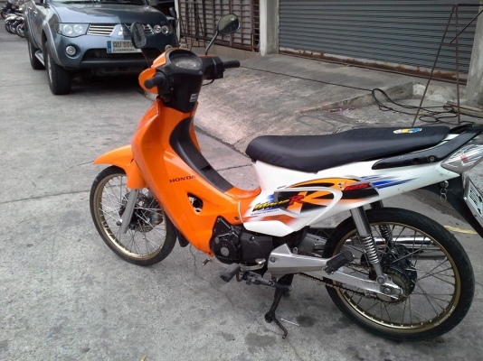 Wave 125 r ปี 48 ส้ม ขาว รถสวย ชุดสีสด เครื่องเดิมแน่นๆ ท้าพิสูจน์ ลองขับได้ทุกวัน