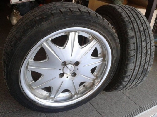 vip 17" 4/100 พร้อมยางดอกเต็ม