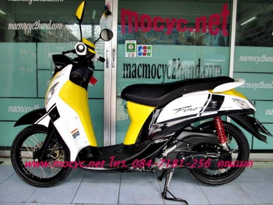 Fino fi  สี เหลืองดำ รถเดือน ส.ค.ปี 56 รุ่นใหม่ล่าสุด ระบบหัวฉีด ไมล์ 6760 โล ของแถม 4 รายการ  29900