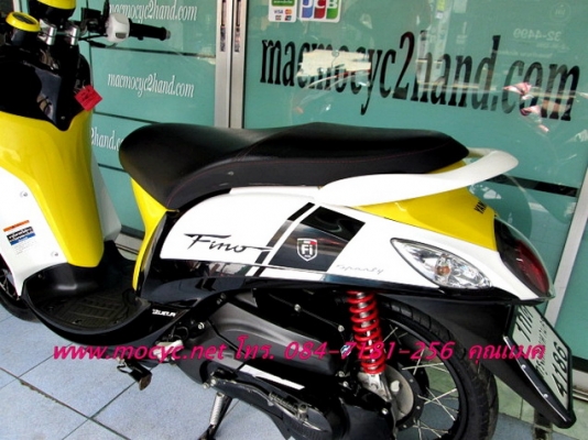 Fino fi  สี เหลืองดำ รถเดือน ส.ค.ปี 56 รุ่นใหม่ล่าสุด ระบบหัวฉีด ไมล์ 6760 โล ของแถม 4 รายการ  29900