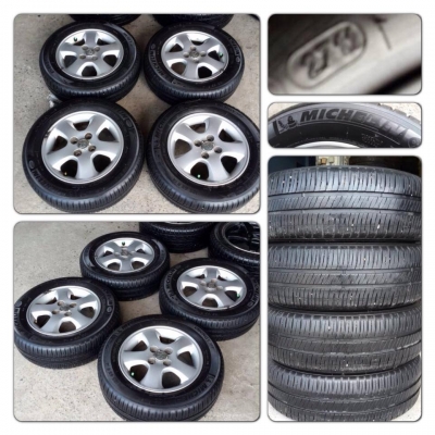 ขายล้อแม็กซ์14 Toyota Vios + ยางปี11ราคา 3,700 บ.ราคาถูก