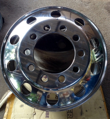 กะทะล้ออลูมิเนียม อัลลอย 10ล้อ10รูใหญ่ และเล็ก หรือรถบัส รถทัวร์