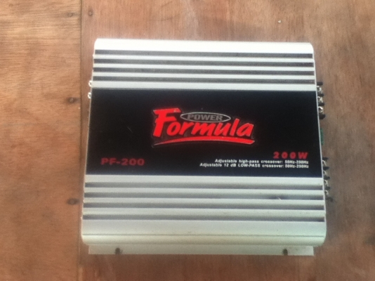 ขายแอมป์ Power Formula รุ่น PF-200 (2ch) 200w ใช้ได้ปกติขายถูกๆ 700.-