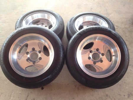 เเม็กเเท้ Enkei ขอบ15  6รู139 กว้าง7.5 ออฟ-15 พร้อมยาง