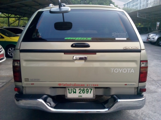 ขายรถบ้าน TOYOTA HILUX TIGER D4D 2.5 S LIMITED X-TRA CAB 4WD สวยจัด มือเดียว สภาพป้ายแดง พร้อมใช้ พร้อมโอน