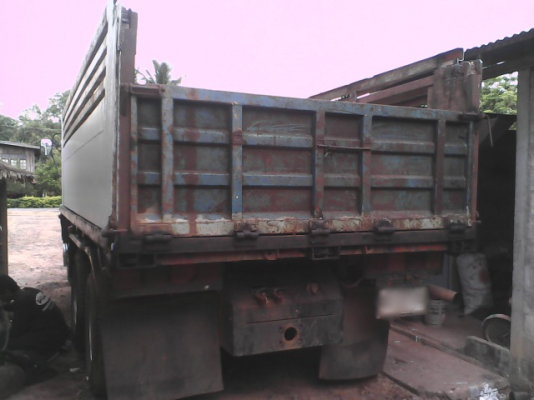 ขายรถบรรทุกสิบล้อดัมพ์ Mitsubishi หัว M6 แชสซี MA เครื่อง 6D15 turbo inter 245 แรง มีระบบลากพ่วง