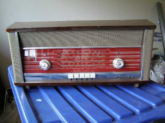 วิทยุหลอดโบราญ สมบูรณ์มาก ใช้งานได้