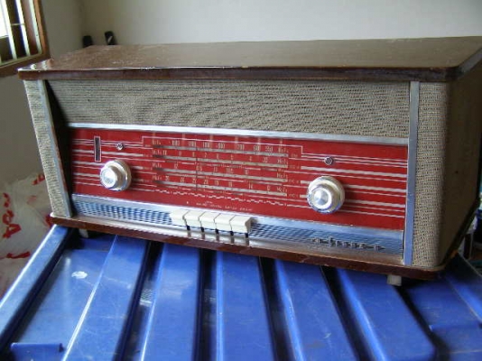 วิทยุหลอดโบราญ สมบูรณ์มาก ใช้งานได้