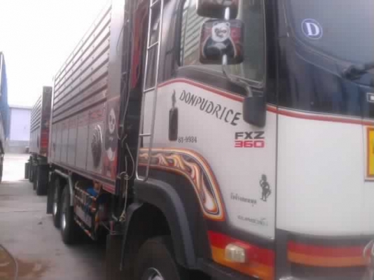 ขายอีซูซุ 360 พ่วงแม่ลูก ดั๊ม ปี52 มี3พ่วงละ 3,000,000 บาท