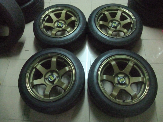 ล้อ Te37 ขอบ15กว้าง8 ET20 แถมยาง