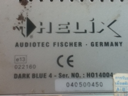 ขายแอมป์ Dark blue 4 รุ่น HO-1400.4 (4ch) 1400w เสียงดีขายถูกๆ 1800.-