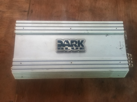 ขายแอมป์ Dark blue 4 รุ่น HO-1400.4 (4ch) 1400w เสียงดีขายถูกๆ 1800.-