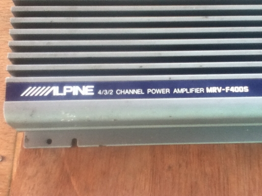 ขายแอมป์ Alpine รุ่น MRV-F400s (4ch) ขายถูกๆ 1700.-