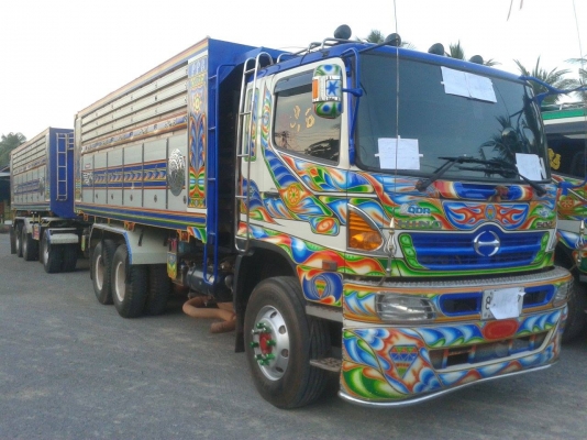 ขายสิบล้อพ่วง แม่-ลูกHINO 500 NGV 360 บริษัทแท้