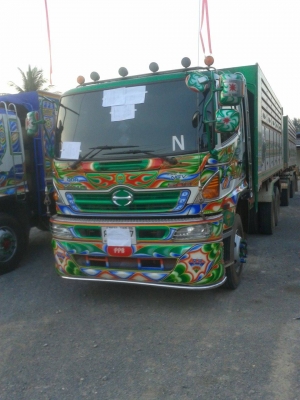 ขายสิบล้อพ่วง แม่-ลูกHINO 500 NGV 360 22ล้อแท้