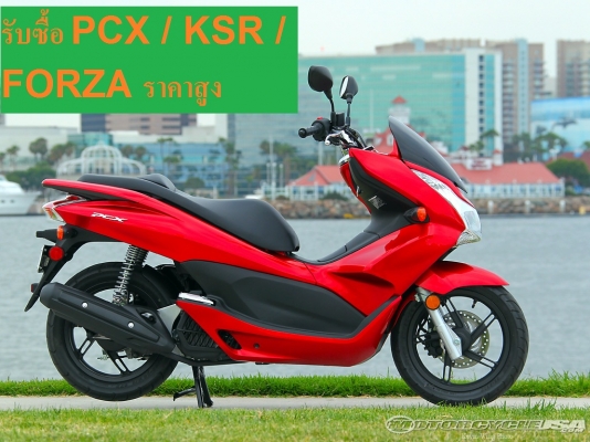 รับซื้อ มอเตอร์ไซ MSX / PCX / KSR / FORZA / เงินสดพร้อม