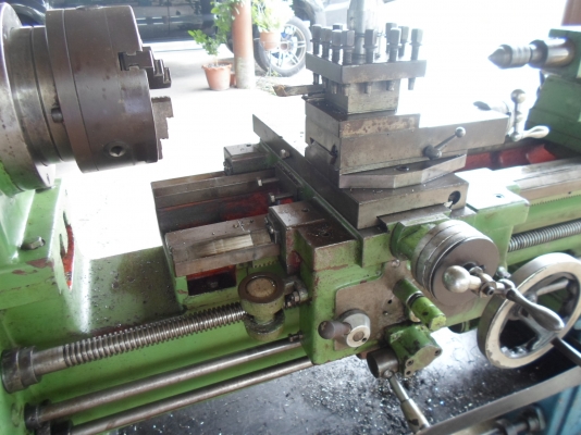 เครื่องกลึง 5 ฟุต 3 เพลา เกียร์บล็อก เกลียวมิลนิ้วไม่ต้องเปลี่ยนเฟือง 79,000