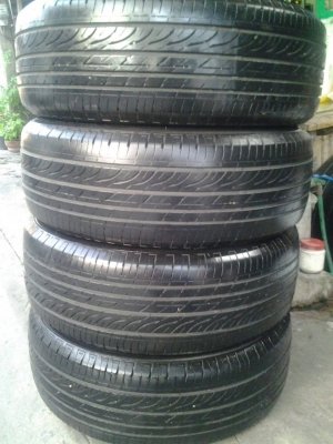ขายยาง BRIDGESTONE GR-90 205-55-16 ปี11 ดอกเต็ม ไม่ปะ ไม่บวม ไม่กินข้าง พร้อมใส่ถ่วง ชุดละ 4,000 บาท
