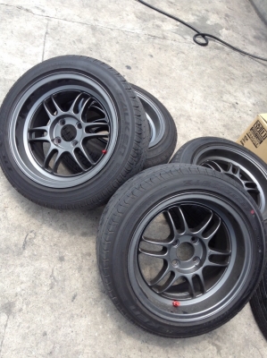 ขายแม็กrpf1 ขอบ15 กว้าง8 8 ใส่ได้3วัน พร้อมยางปี14 ถูกๆ