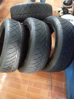 ขายยาง NITTO NT420 235-55-18 ปี12 ดอกเต็ม ไม่บวม ไม่กินข้าง คู่ละ 6,500 บาท ยกชุด 12,000 บาท