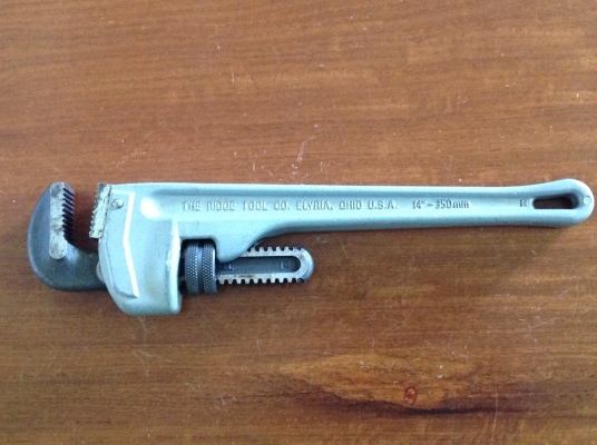 ขายประแจขันท่อ RIDGID 14" อะลูมิเนียม