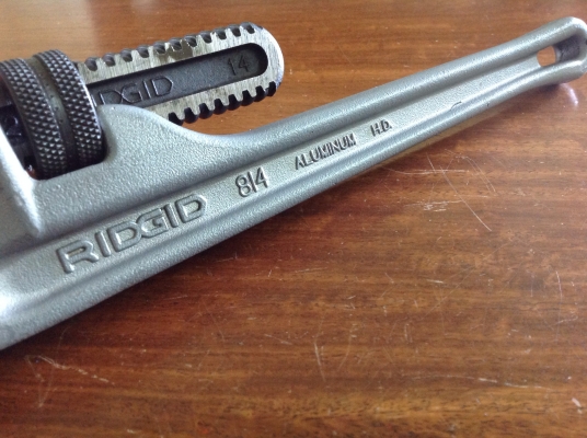 ขายประแจขันท่อ RIDGID 14" อะลูมิเนียม