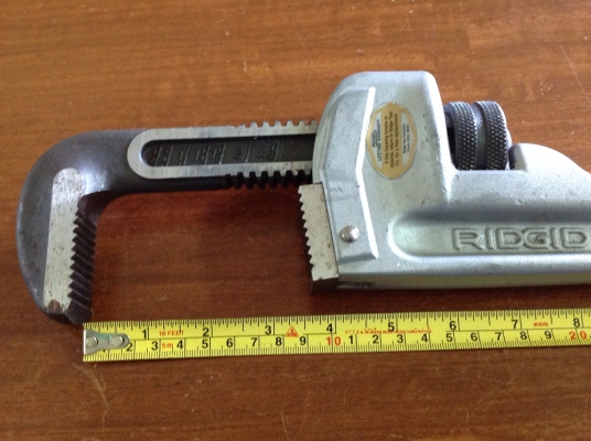 ขายประแจขันท่อ RIDGID 18" อะลูมิเนียม ขายประแจขันท่อ RIDGID 18" อะลูมิเนียม