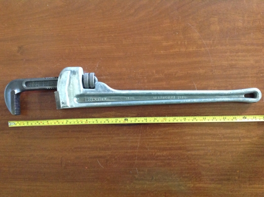 ขายประแจขันท่อ RIDGID 24" อะลูมิเนียม