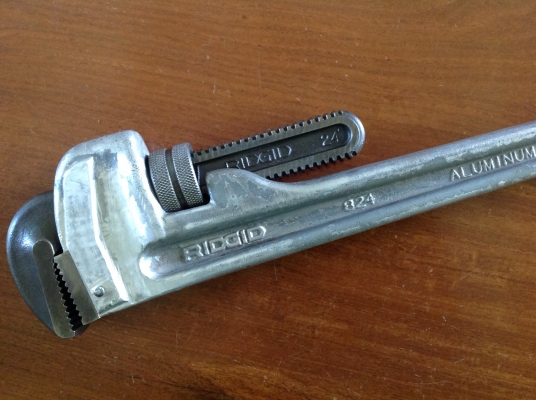 ขายประแจขันท่อ RIDGID 24" อะลูมิเนียม