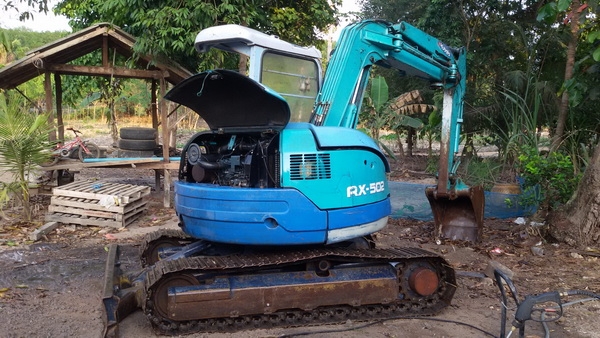ขายรถขุด kubota rx502 สภาพพร้อมใช้ ถ้าหาอยู่คันนี้ไม่ผิดหวัง