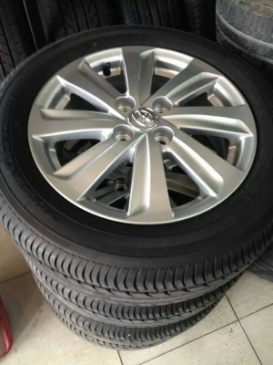 ขายล้อ Vios ขอบ15" พร้อมยาง YOKOHAMA ป้ายแดง ชุดละ 12,500 บาท
