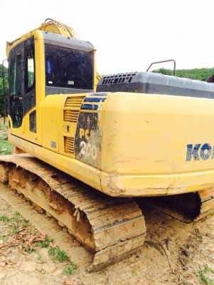 ขายรถแบ็คโฮ Komatsu PC 200-8 ไมล์ชั่วโมง 12,xxx ปี 2008 เอกสารใบแจ้งจำหน่าย