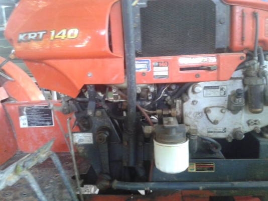 รถไถคูโบต้า  KRT 14 แรงสภาพพร้อมใช้รถอยู่อำเภอนาเชือก  จังหวัดมหาสารคาม