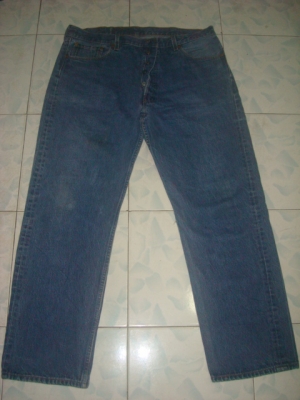 #9996# ยีนส์Levi's 501 ผ้าทราย ของแท้ มือสอง เอว 40 ยาว 29 เนื้อทรายสวย ตะเข็บขึ้นสวย made in usa