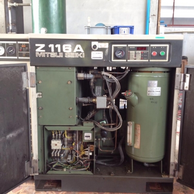 ปั๊มลมเก่าญี่ปุ่น  MITSUI SEIKI เก่าญี่ปุ่น